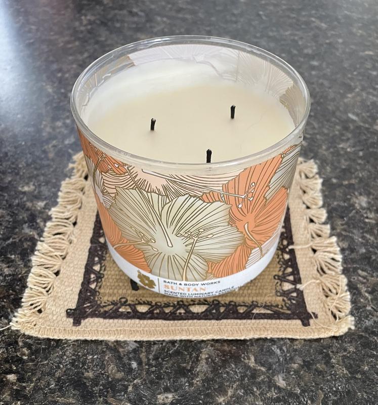 suntan candle from bath and body works