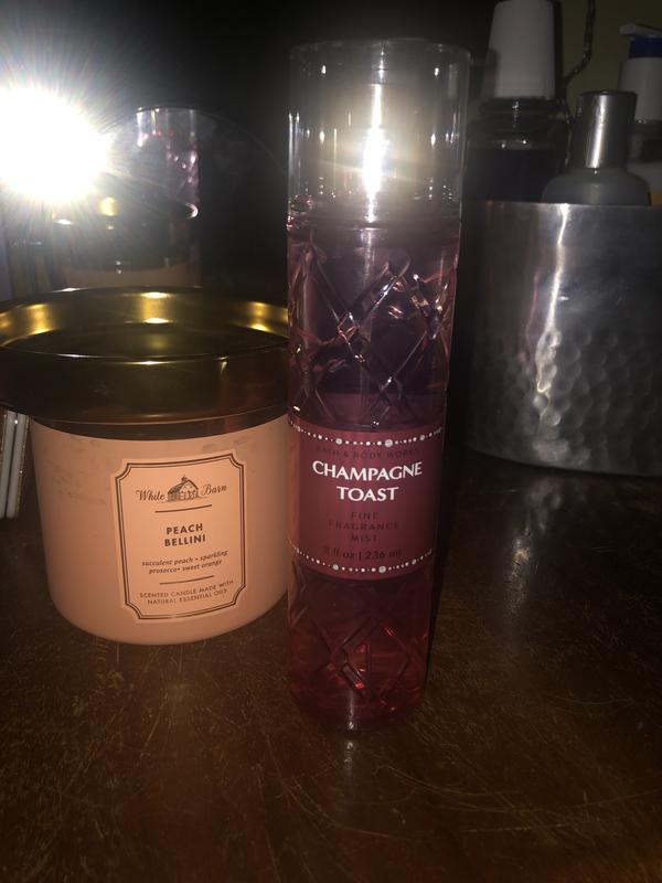 Bath and Body Works CHAMPAGNE TOAST Fine Fragrance Mist and Body Lotion