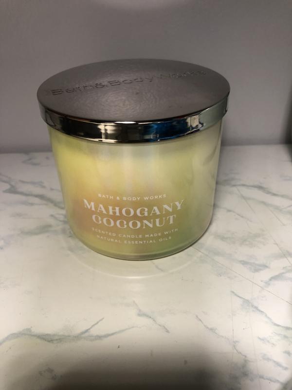 Mahogany Coconut 3-Wick Candle