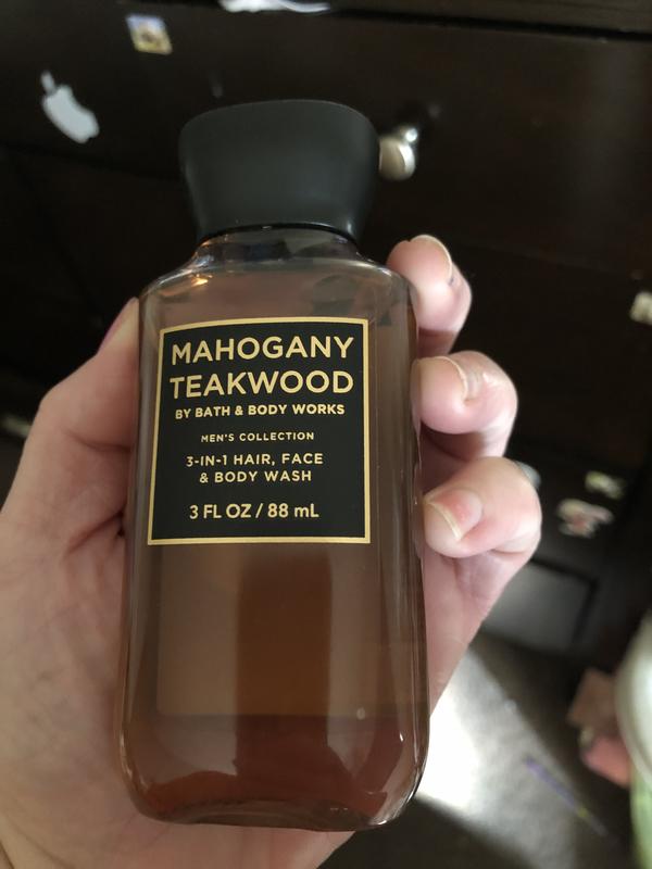 Bath & Body Works Mahogany Teakwood 3-in-1 Hair, Face & Body Wash