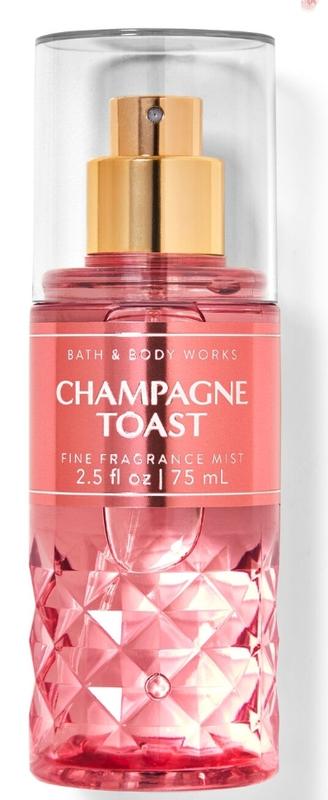 Bath & Body Works CHAMPAGNE TOAST Travel Size Fragrance Mist (2.5 oz each)  NEW