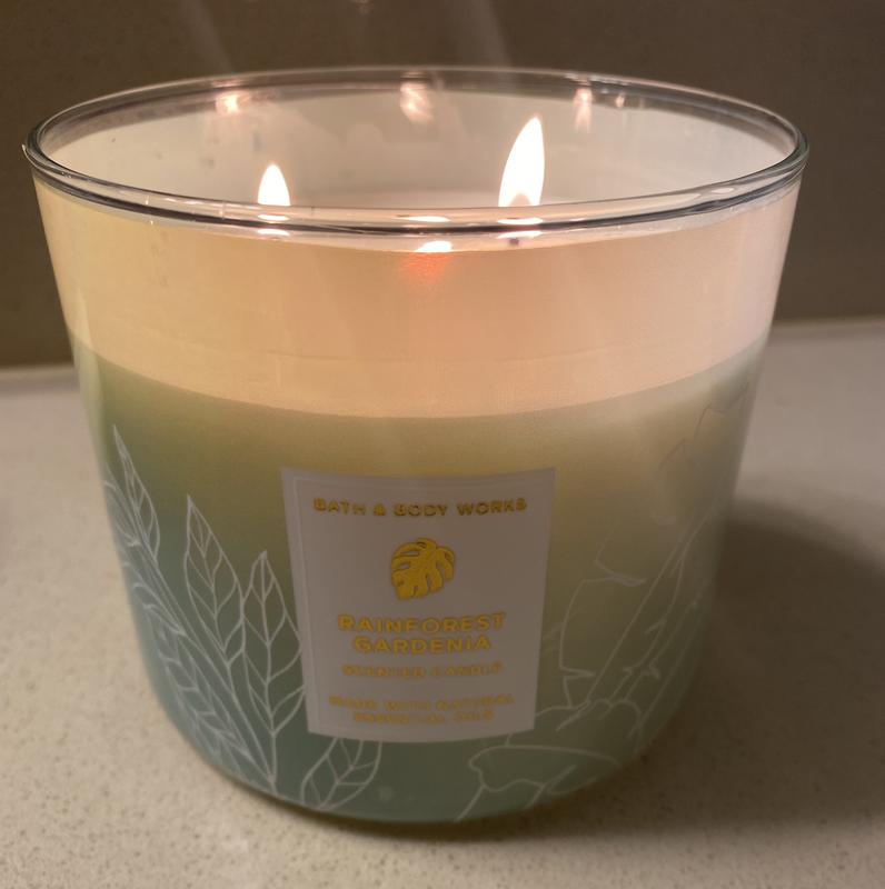 rainforest gardenia candle bath and body works