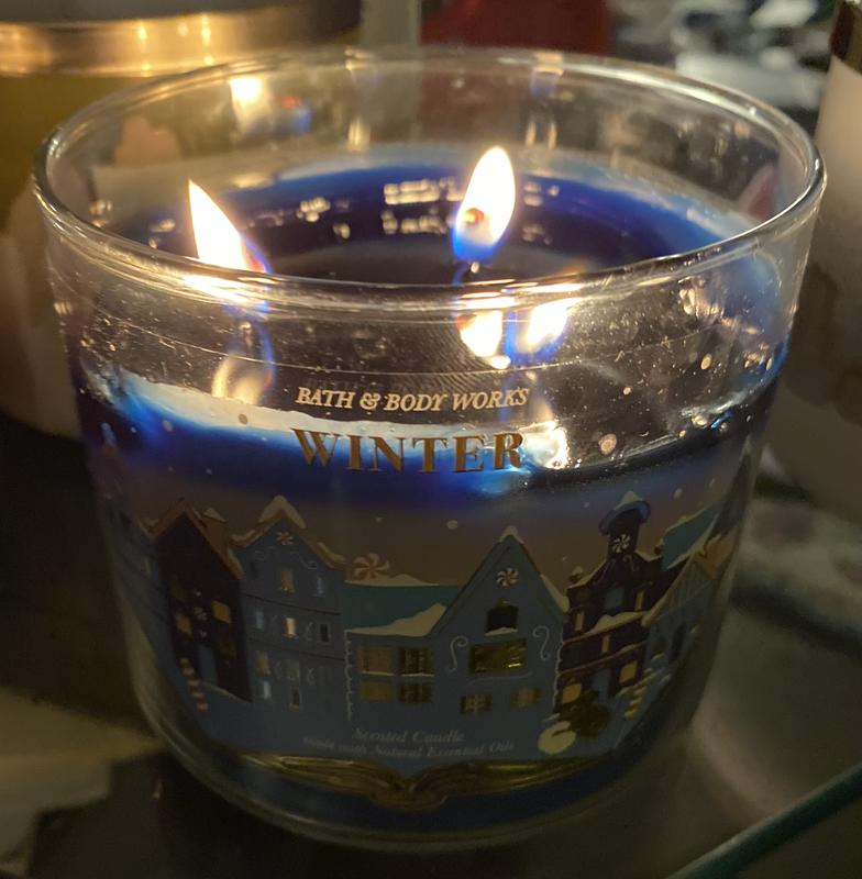 Winter Snow Gel Candle 