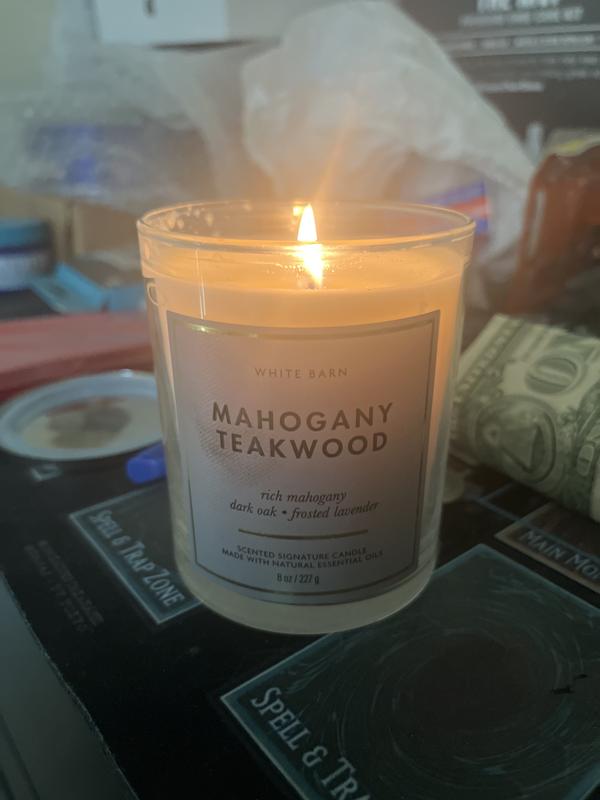 Bath & Body Works/White Barn Mahogany Teakwood 3-Wick Candle 14.5