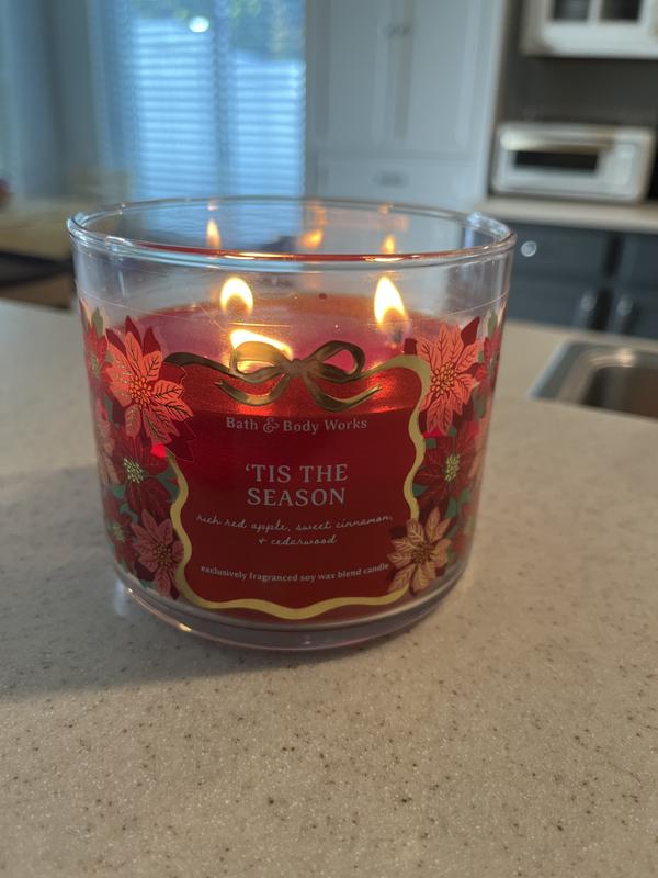 Tis the Season 3-wick Candles Bath store and Body Works