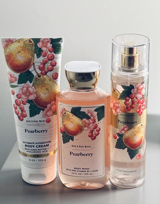 Deals Bath & Body Works Pearberry (Freesia) Body Cream w/Hyaluronic Acid x3