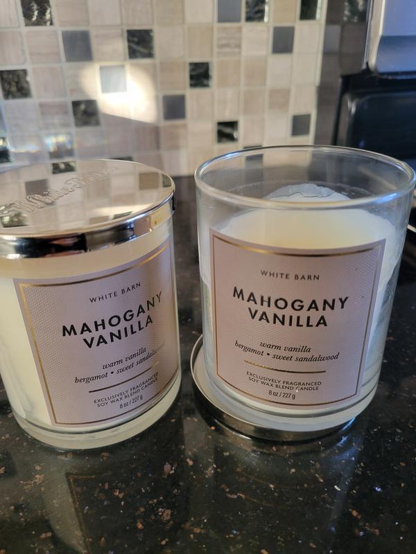 Mahogany Vanilla Single Wick Candle | Bath & Body Works