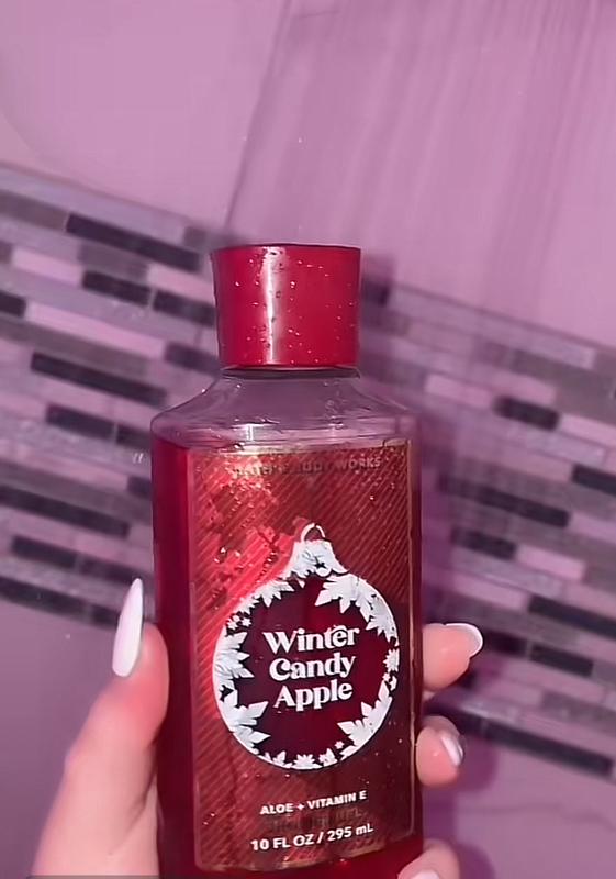 Bath and body works winter best sale candy apple body mist review