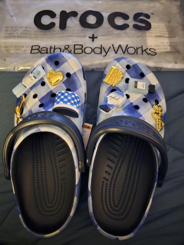 Gingham Crocs Classic Clog Bath Body Works
