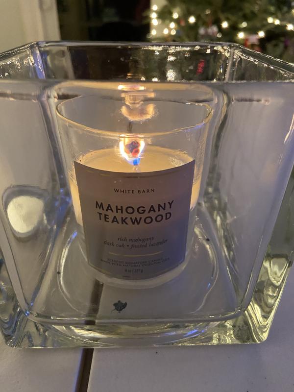 Bath & Body Works Mahogany Teakwood Single Wick Candle