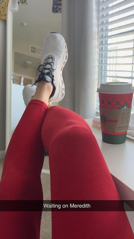 Customer photo for "yoga pants"