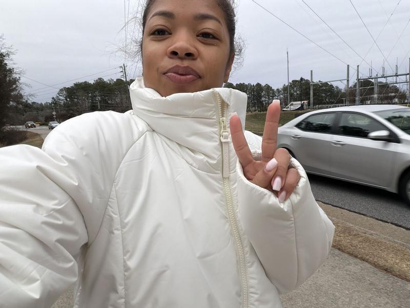 Customer photo for "May look light but it’s warm tho!"