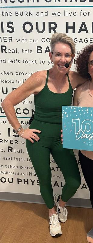 Customer photo for "Pilates Instructor that ❤️ Beyond Yoga Apparel!"