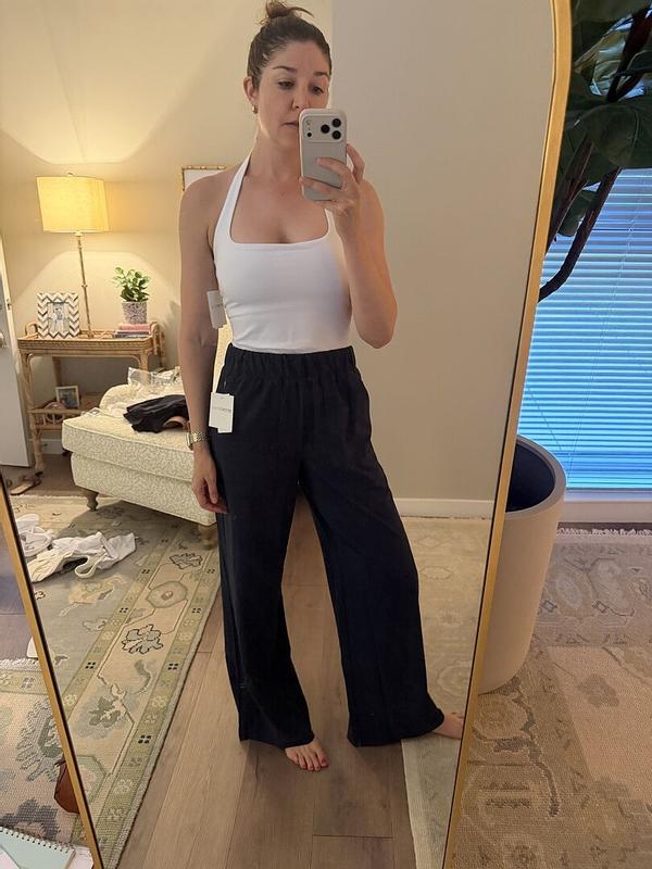 Customer photo for "Love the neckline and comfy fit"