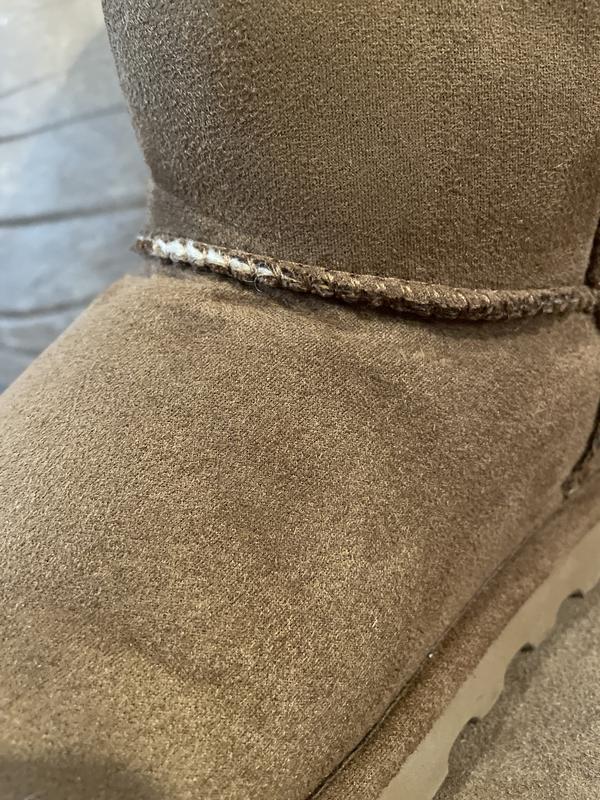 Here you can compare to what it should have looked like on the side, and see where it begins to come undone.