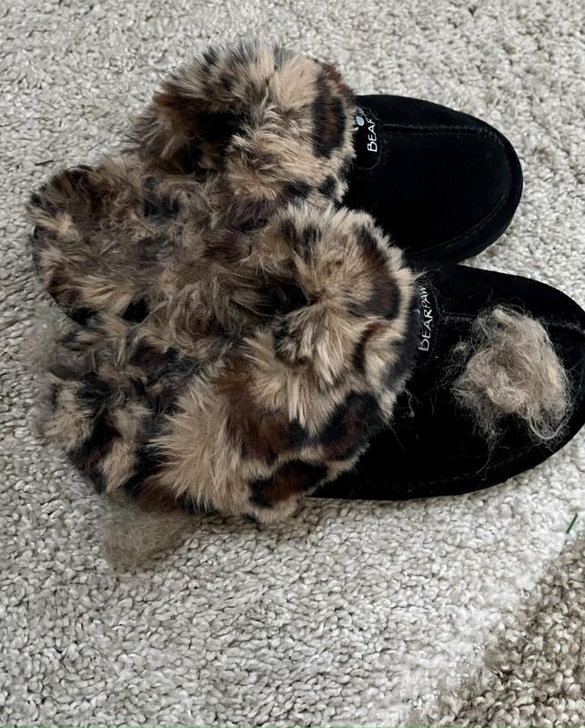 Bearpaw best sale cheetah slippers