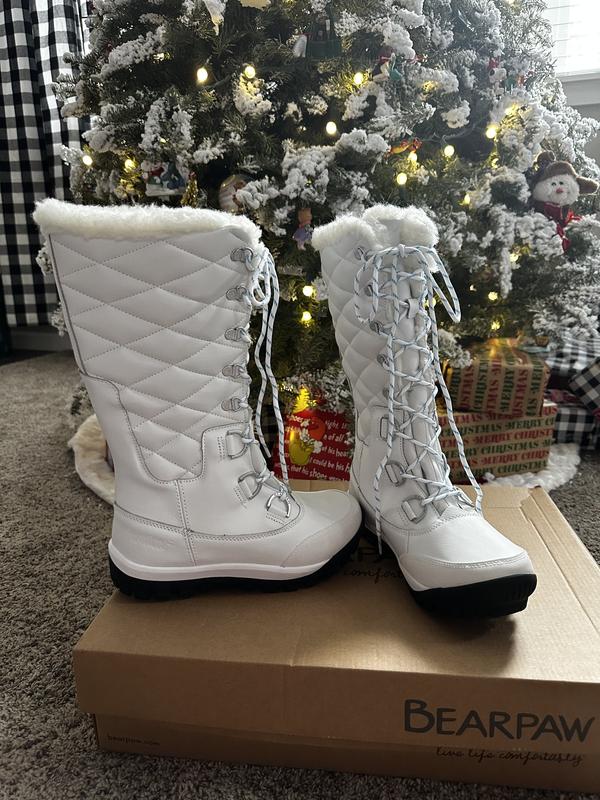 Bearpaw white best sale winter boots