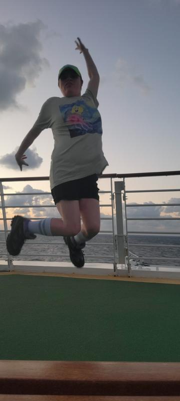 Jumping with the boota on. Didnt ware me down.