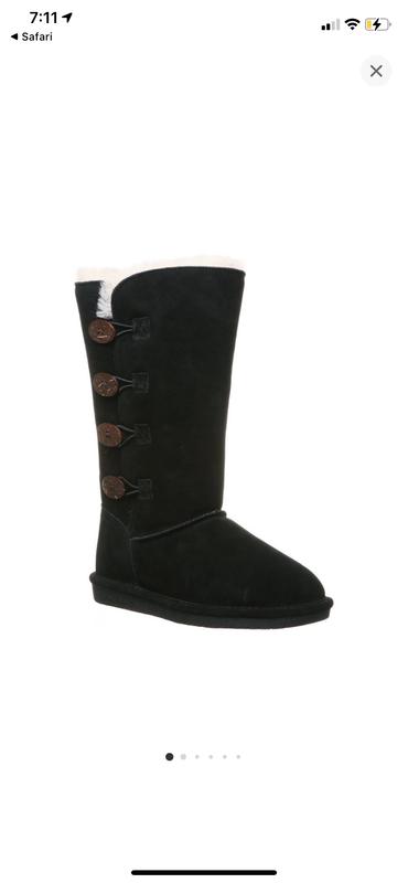 Bearpaw boots clearance buttons