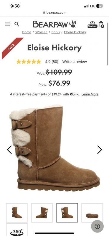 Bearpaw boots cheap hickory