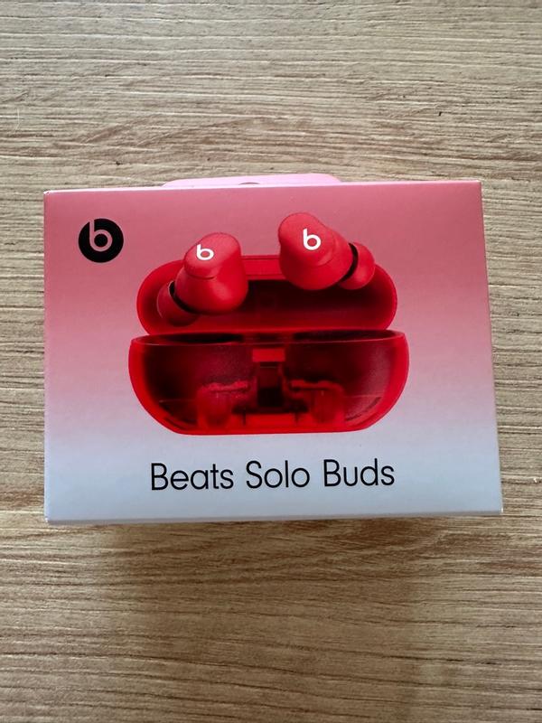 Beats By Dr. Dre Solo Buds True Wireless Transparent Red - MUW03LL/A