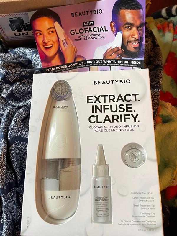 GLOfacial orders Hydro-Infusion Pore Cleansing + Blue LED Clarifying Tool