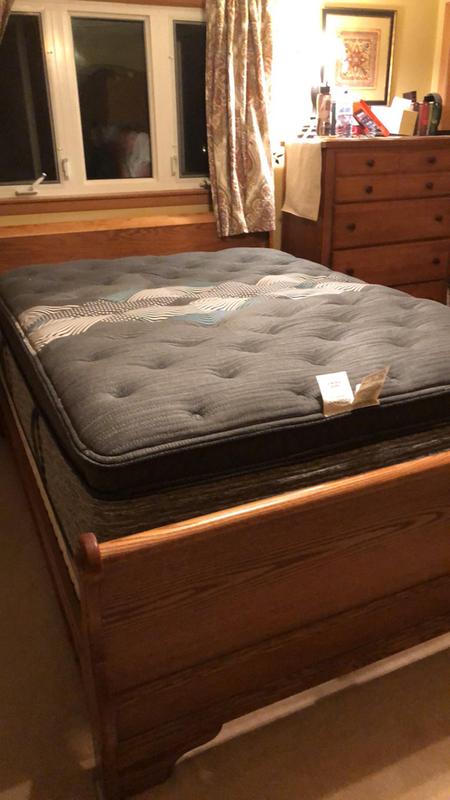 New Beauty Rest on the bed frame
