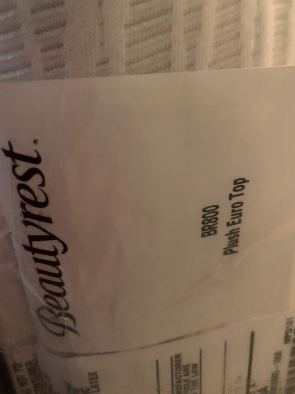 Beauty rest plush euro top.