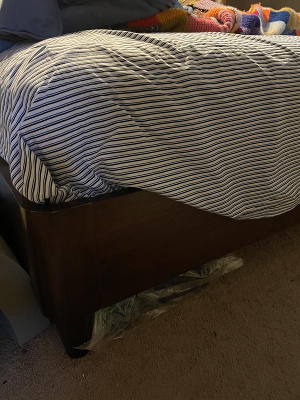 How tall above the platform bed frame