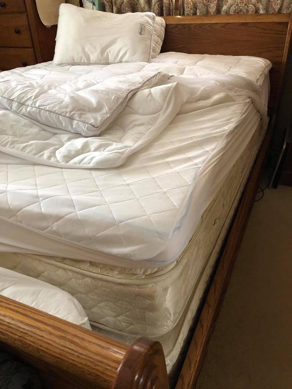 25 year old mattress had 4 layers added
