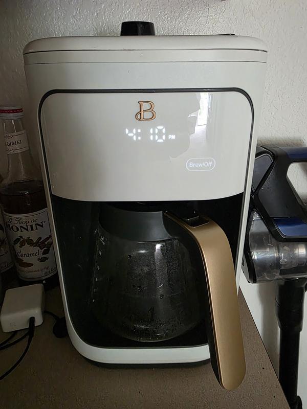 Beautiful 14-Cup Programmable Coffee Maker with Touch-Activated Display -  Blue  REBEL
