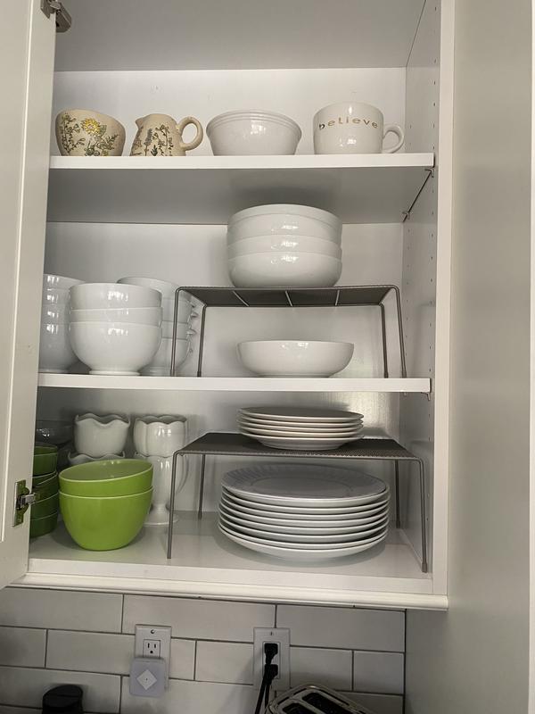 Squared Away™ Expandable Metal Mesh Shelves (Set of 2) Bed