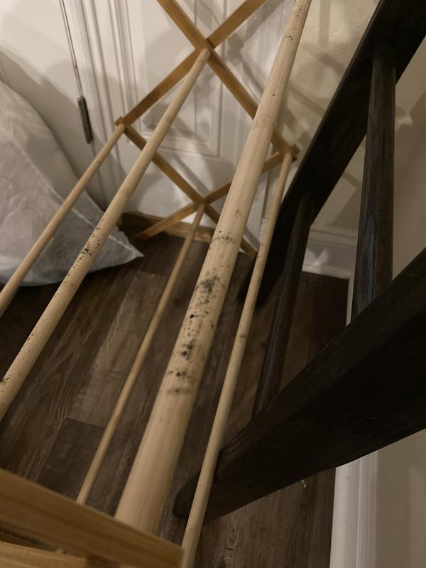 Lavish Home Bamboo Folding Laundry Drying Rack Bed Bath and Beyond Canada