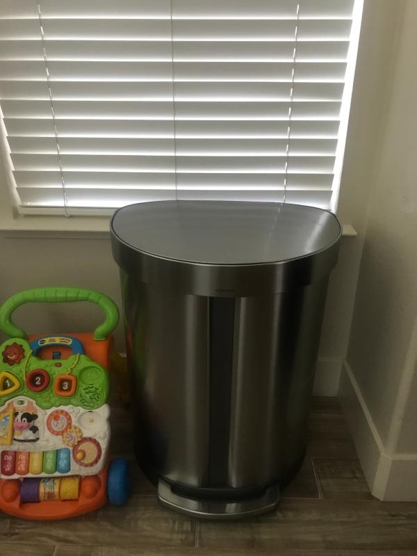 Customer Reviews simplehuman® Dual Compartment SemiRound 55Liter