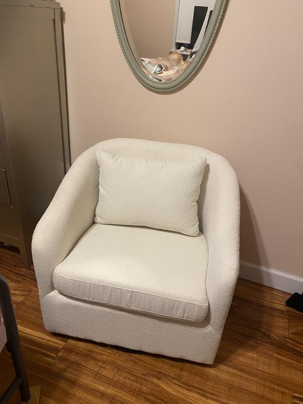 Studio 3B™ Swiveling Lounge Chair in White | Bed Bath and Beyond Canada