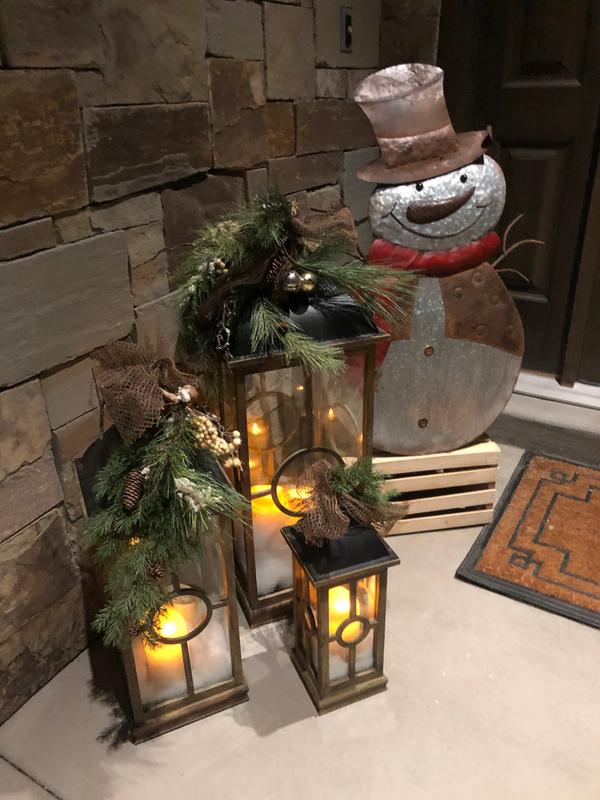 Luminara® Candles RealFlame Effect Pillar Candle in Ivory Bed Bath