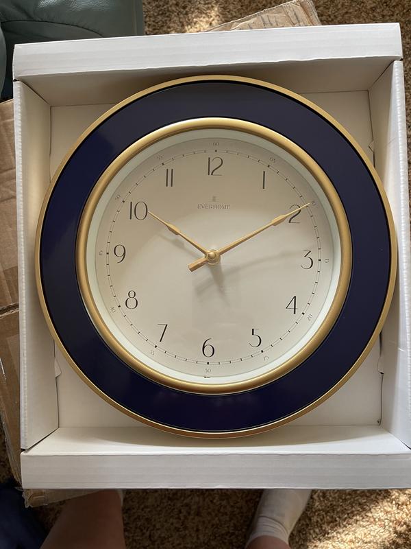 Everhome™ 12Inch Enamel Inlay Wall Clock Bed Bath and Beyond Canada