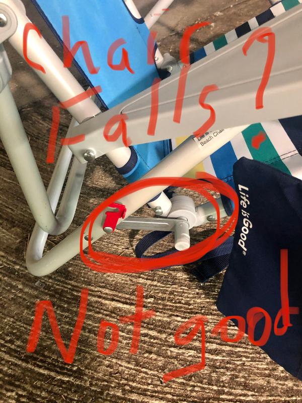 Life Is Good Folding Beach Chair With Cooler Bed Bath Beyond