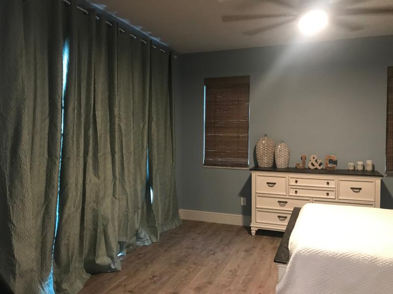 Darcy 100 Blackout Grommet Top Window Curtain Panel (Single) Bed