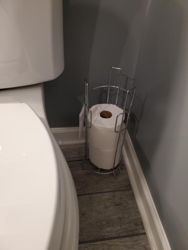 Customer Reviews Simply Essential™ Wire Toilet Paper Reserve in Chrome