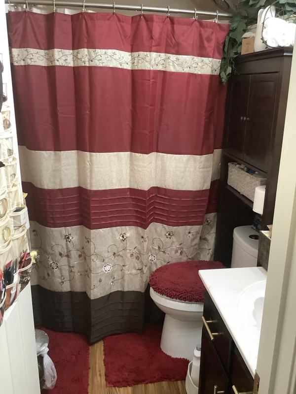 nEw DORA EXPLORER SHOWER CURTAIN Park Picnic Red Flowers Fabric Bathroom Accent 