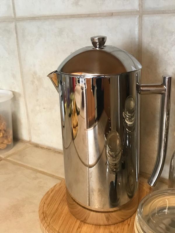 Frieling Insulated Stainless Steel French Press in Mirror Finish Bed
