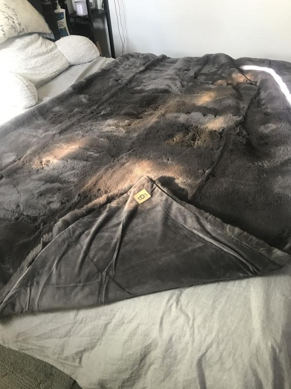 UGG® Mammoth Faux Fur Throw Blanket Bed Bath and Beyond Canada