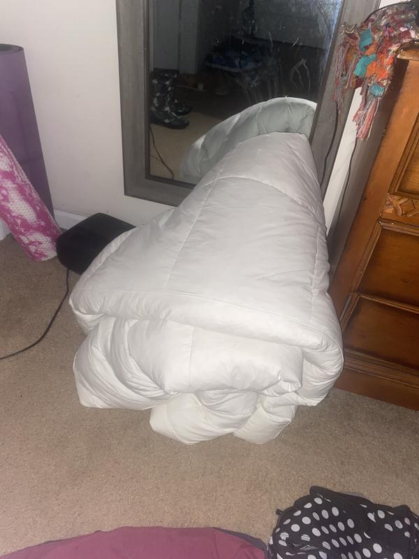 Nottingham Home 4Inch Gusset Down Featherbed Mattress Topper Bed