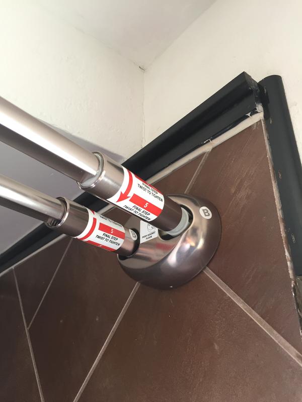 Customer Reviews TITAN™ NeverRust™ Aluminum Double Curved Shower Rod
