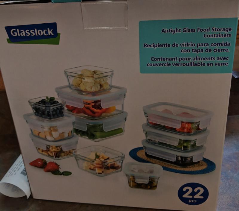 Glasslock Food Storage Set in Aqua Bed Bath and Beyond Canada