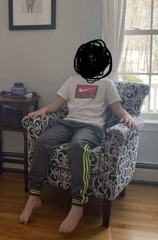 Madison Park Brooke Club Chair in Navy/White Bed Bath & Beyond