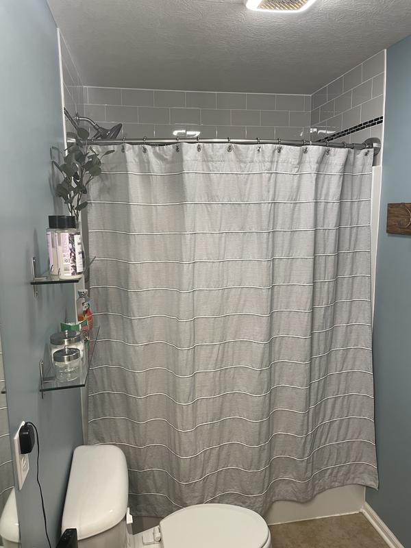 Haven™ Pebble Stripe Organic Cotton Shower Curtain Bed Bath and