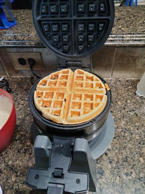 CRUX® Artisan Series Double Rotating Waffle Maker in Grey Bed Bath