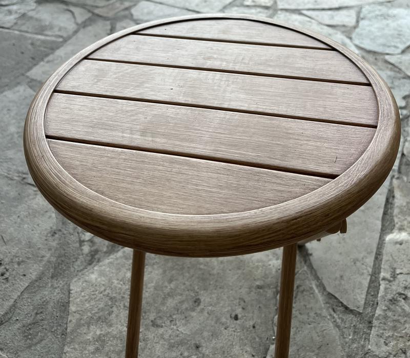 Everhome™ Galveston Outdoor Folding Accent Table in Natural Bed Bath